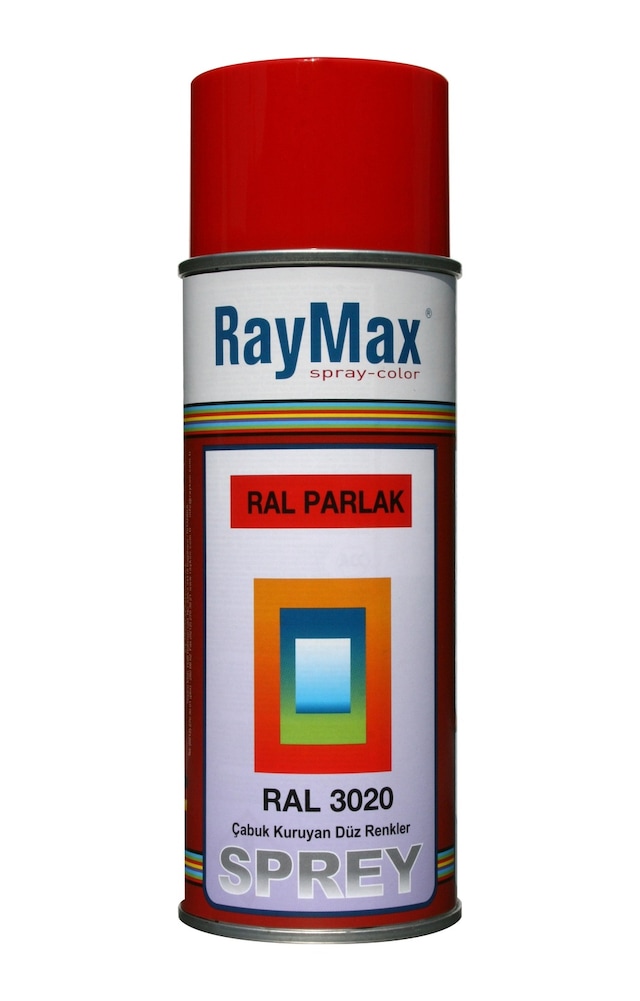 Raymax Sprey Boya Ral 3020 Trafik Kırmızı 400Ml