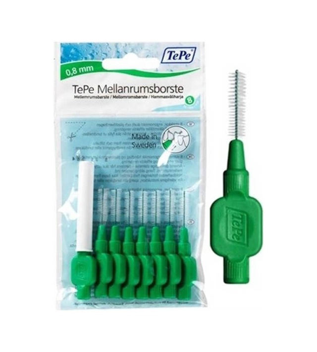 Tepe Interdental Arayüz Fırçası 8'li 0.8 MM