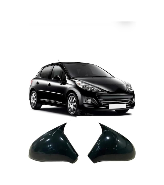 Peugeot 207 Uyumlu Yarasa Ayna Kapağı İthal Pianoblack 2007-2011 Abs Plastik A+ Kalite