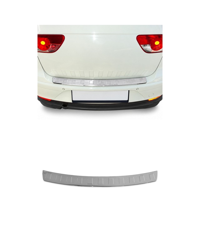 Seat Altea Xl 2007-2015 Uyumlu Krom Arka Tampon Eşiği Paslanmaz Çelik