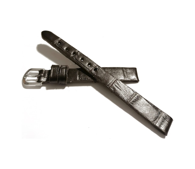 Fado&her Saate Uyumlu Hakiki Bayan Deri Saat Kordonu Koyu Kahve 10 Mm 418 Koyu Kahverengi