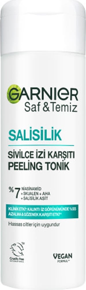 Garnier Saf&temiz Salisilik Sivilce İzi Karşıtı Gözenek Sıkılaştırıcı Peeling Tonik 120 Ml