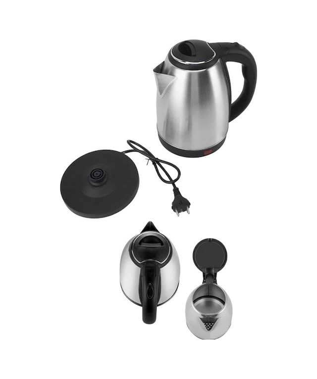 Tr Elektrikli Paslanmaz Çelik Su Isıtcı Çelik Kettle 1.8 Lt. Uzun Ömürlü