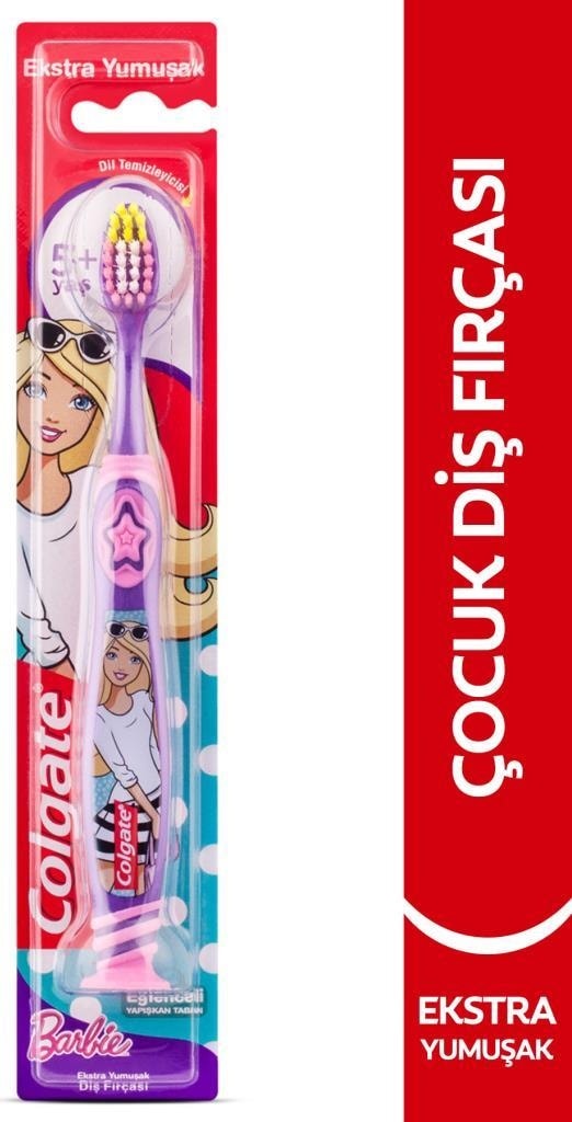 Colgate Barbie 5+ Yaş Çocuk Diş Fırçası Extra Soft