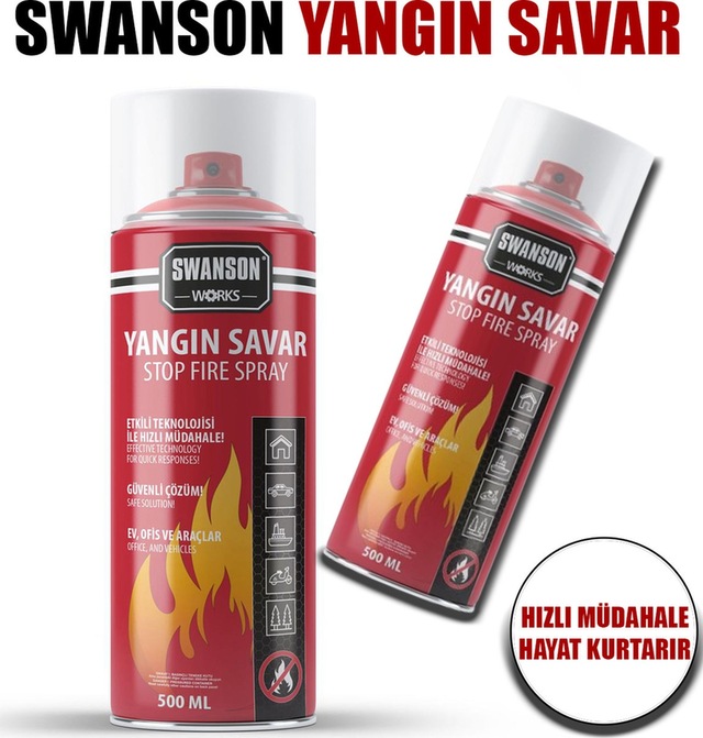 Çok Amaçlı Yangın Söndürücü Sprey 2 Adet - 693059338