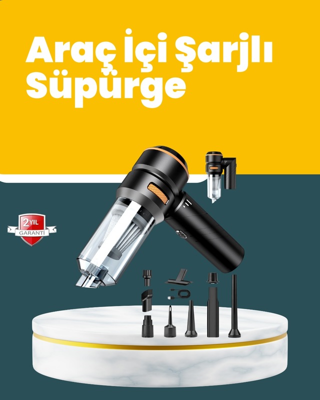 Hmngoakkllby Araç İçi Derinlemesine Temizlik İçin Kompakt Ve Ergonomik El Süpürgesi Akllhmng