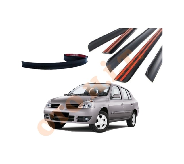 Renault Clio Sedan Uyumlu Bagaj Üstü Spoiler Mat Siyah