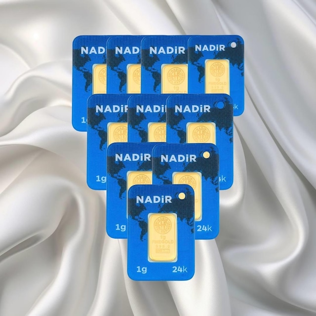 Leva Gold 1 Gr 24 Ayar Nadir Gram Altın 10 Adet