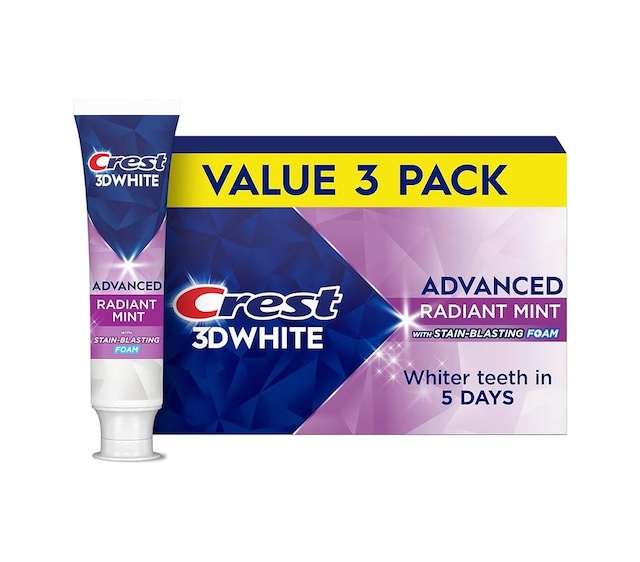 Crest 3d White Advanced Radiant Mint Toothpaste 280gr