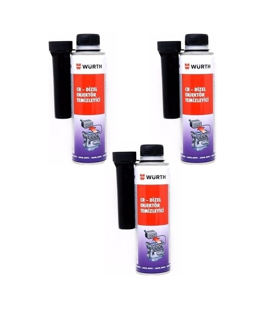 Würth Dizel Enjektör Temizleyici 300 Ml 3'lü Paket