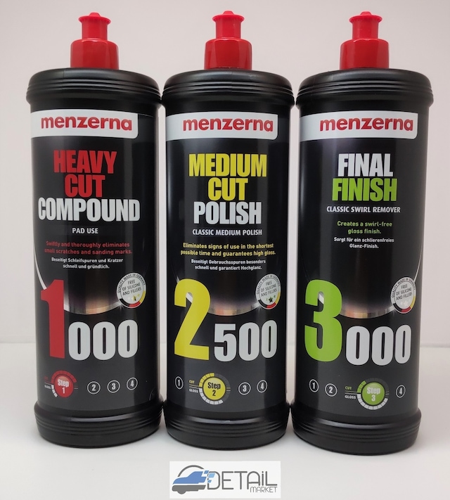 Menzerna 1000 2500 3000 Pasta Hare Seti 1 Lt