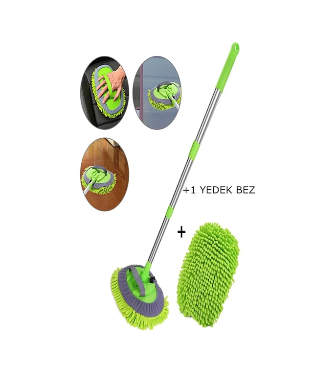 Hrpak Çok Fonksiyonlu 2 In 1 Mikrofiber Araba Yıkama Fırçası