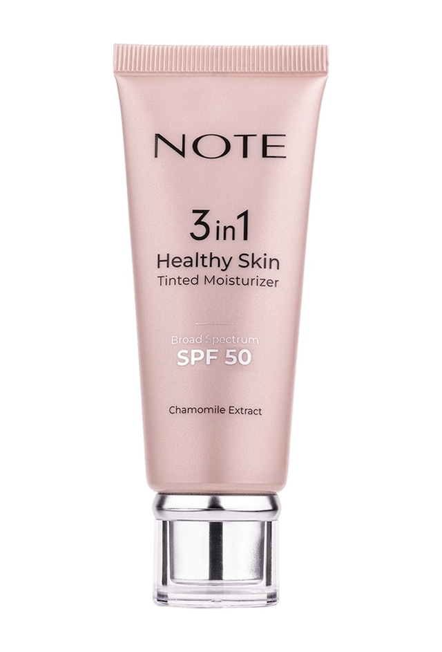 Note 3 in 1 Healthy Skin Tinted Moisturizer SPF50 Renk Ton Eşitleyici Aydınlatıcı Krem 30 ML
