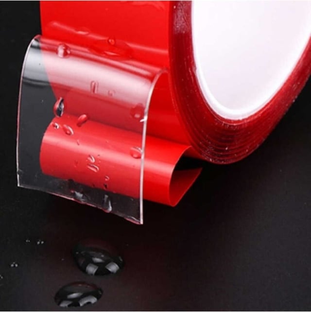 Süper Güçlü Çift Taraflı Akrilik Şeffaf Silikon Bant 10mm-5 Metre - Süper Güçlü Yapıştırıcı