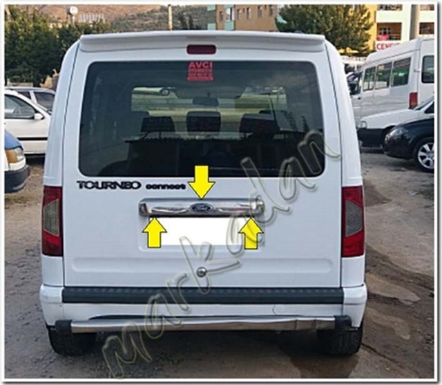 Db Chrome Ford Connect Krom Bagaj Çıtası 2009-2014 P.Çelik N11.5189