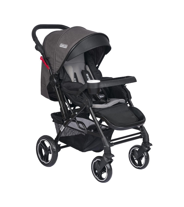 Tommy Baby Tornado Plus Black Alüminyum Lüx Çift Yönlü Bebek Arabası