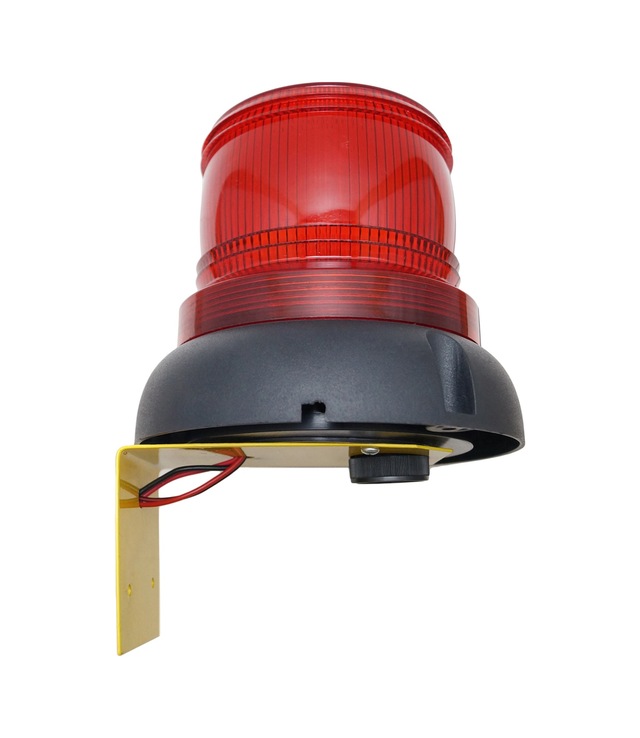Mesan Ø110 İkaz Lamba Xenon Çakar Buzzer L Montaj Kırmızı 110vac Ms 608.1.110vac