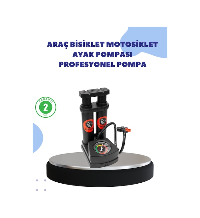 Tek Çok Amaçlı Ayaklı Lastik Pompası Yüksek Hassasiyetli Najmaddin