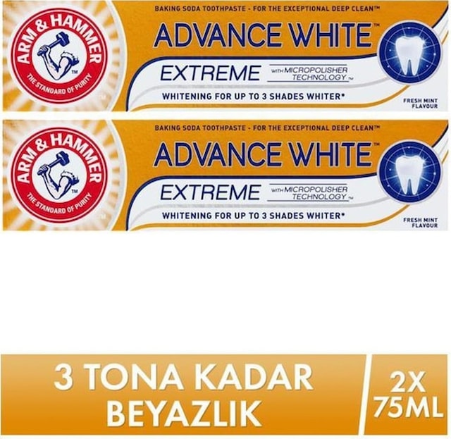 Arm&Hammer Advance White Extreme Diş Macunu 2 x 75 ML