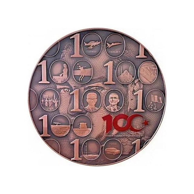 Agakulche Türkiye Yüzyılı Bronz Sikke Coin