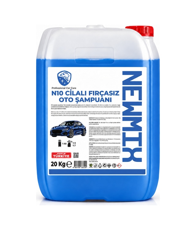 Newmix N10 Premium Cilalı Fırçasız Oto Şampuanı 20 Kg