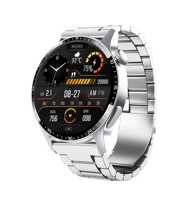 Spor Watch Klasik Arama Yapan Erkek Akıllı Saat Android&ios Huawei Iphone Samsung Uyumlu Kol Saati 8