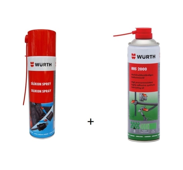 Silikon Sprey 500ml+yağlama Spreyi Hhs2000 500ml