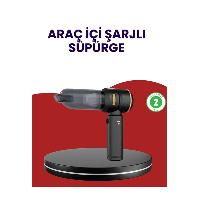 Ers Yüksek Performanslı Araç İçi El Süpürgesi