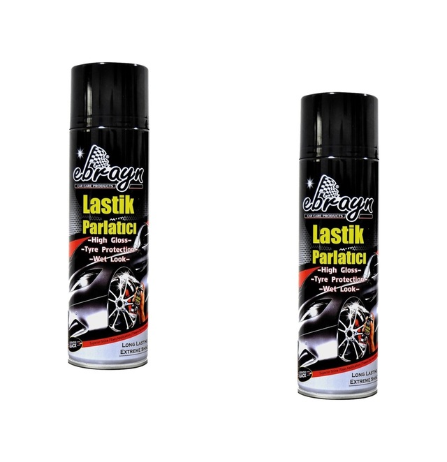 Lastik Parlatıcı Tampon Parlatıcı Ebrayn Sprey 500 Ml 2 Adet