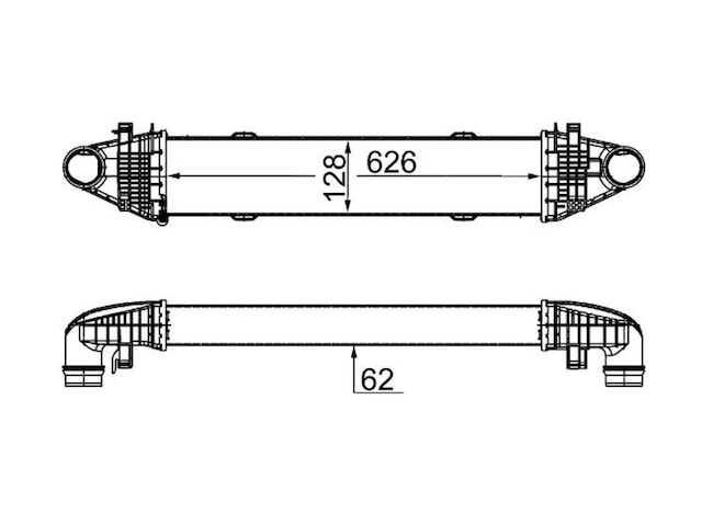 Turbosarj - 480 - Radyatoru Mercedes W204 S204 C204 W212 - Dpmıx-hb - C207 R172