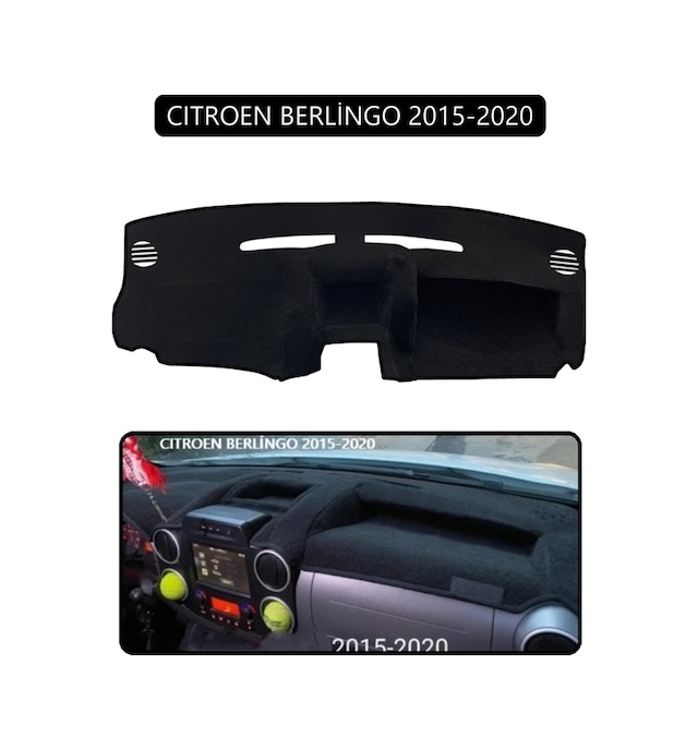 Cıtroen Berlingo 2015-2020torpido Koruma Halısı Siyah Kenar
