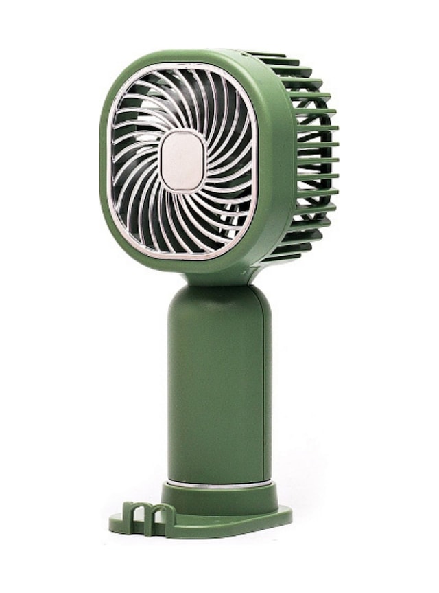 Taşınabililir Mini Usb Şarjlı El Masaüstü Vantilatör Fan Soğutucu Ym88206 Yeşil