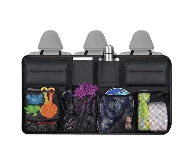 Oto Bagaj Organizer 8 Cepli 85x48cm Cırtlı Siyah