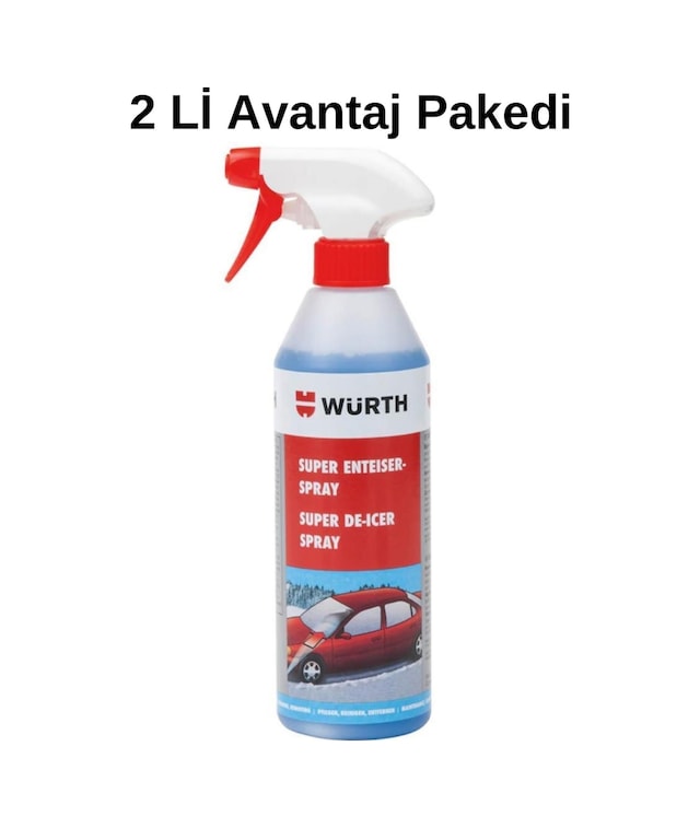 Würth Buz Çözücü Spray 500ml 2 Li Avantajlı Paket