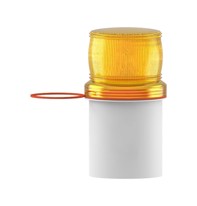 Mesan 500 Serisi Silindir Xenon Çakar Buzzer Turuncu 220vac Ms 519.3.220vac