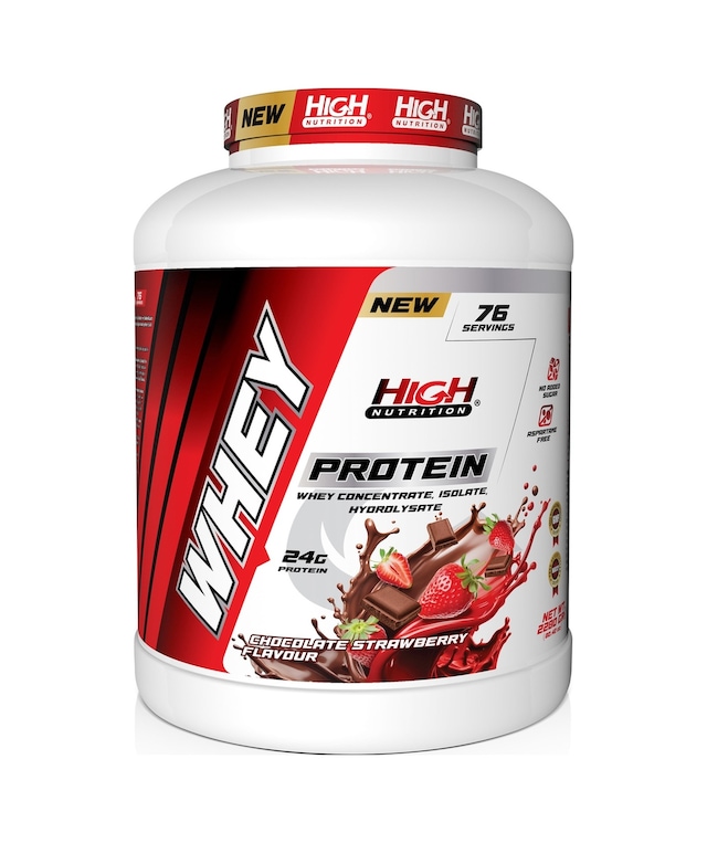 Protein Tozu 2280 Gr Çikolata Çilek Aromalı Whey Protein 24 Gram Protein 76 Servis