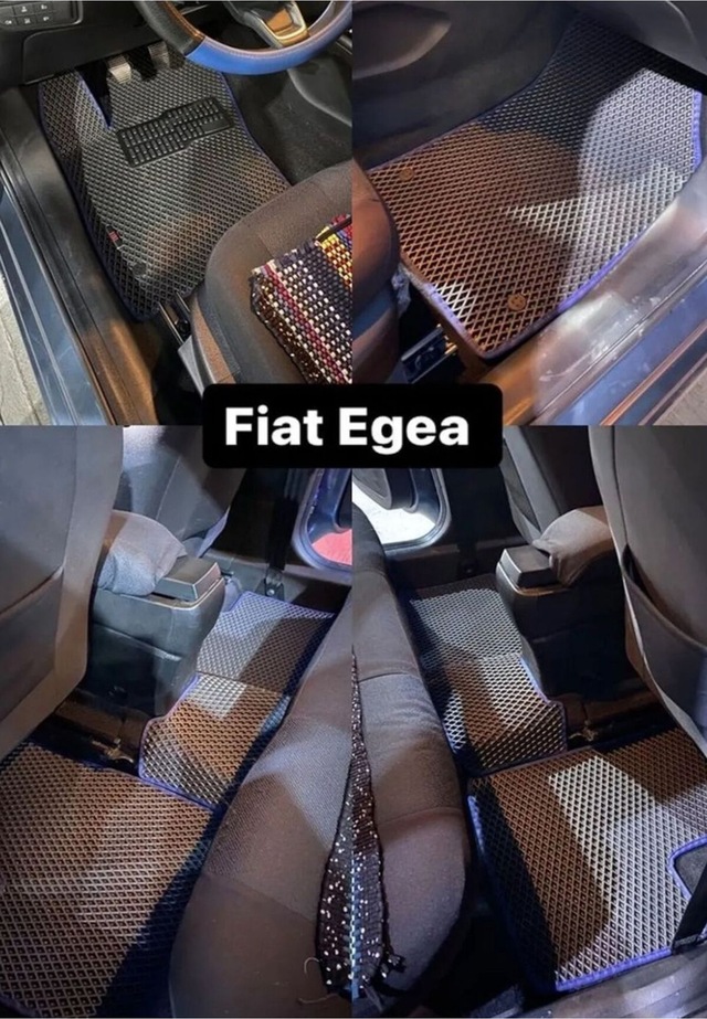 Fiat Egea Sedan Premium Paket Premium Eva Paspas-metal Topukluk Siyah