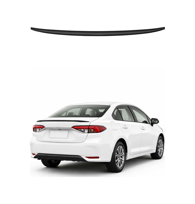 Toyota Corolla 2019-2024 Arası Uyumlu Araca Özel Bagaj Spoileri Piano Siyah 1 Parça