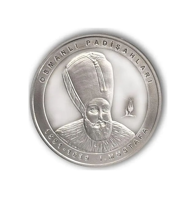 Agakulche 1. Mustafa Osmanlı Gümüş Sikke Coin
