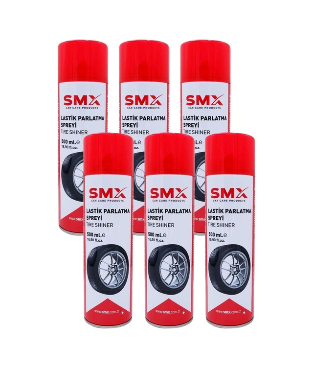 Lastik Parlatma Spreyi 500 Ml 6 Adet