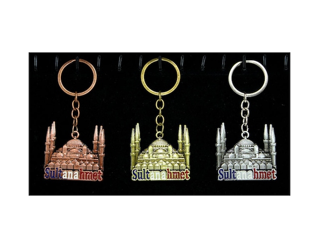 1 Adet Sultanahmet Metal Anahtarlık 10 Cm Tasarım Anahtar Tutucu Anahtar Halkası Anahtar Zinciri Hediyelik Hatıra Keychain Souvenir