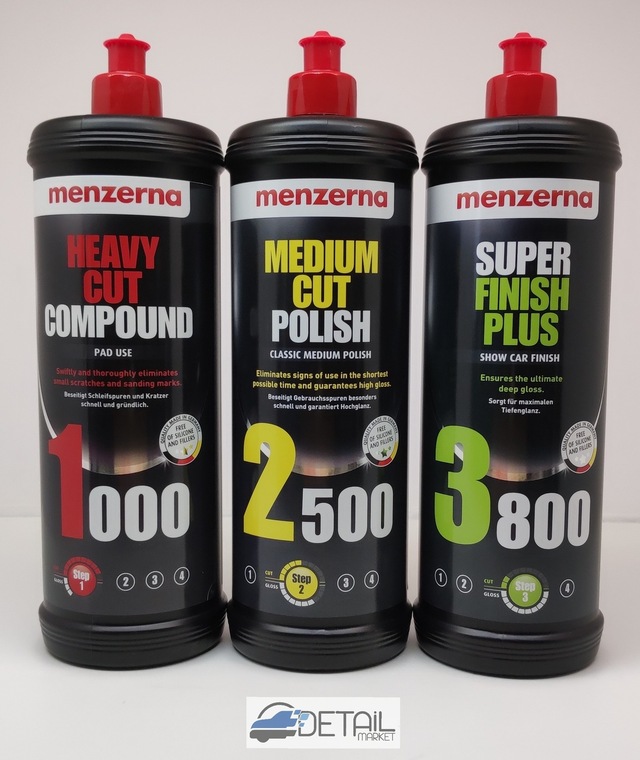 Menzerna 1000 2500 3800 Pasta Hare Seti 1 Lt