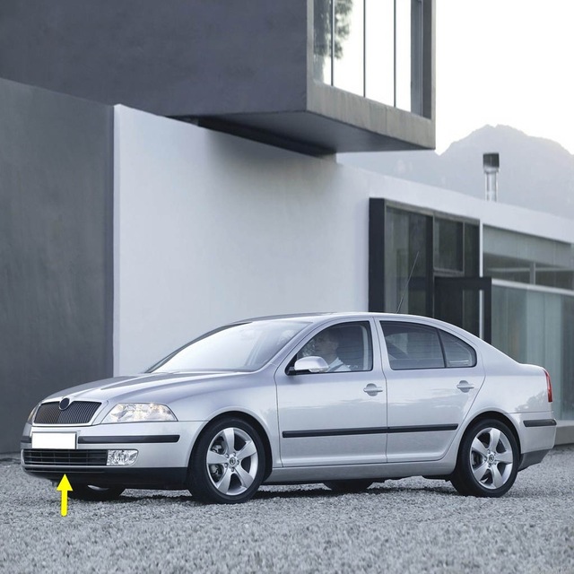 Skoda Octavia 2 A5 2005-08 Ön Tampon Alt Spoyler Karlık 1z0807061