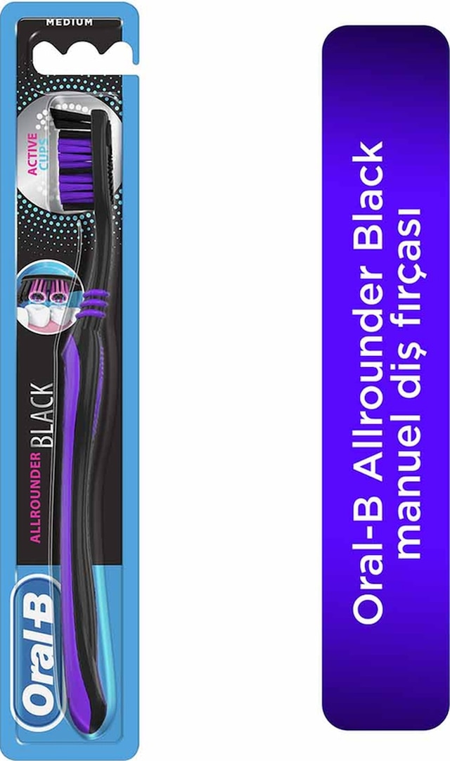 Oral-B Allrounder Black Manuel Diş Fırçası 1