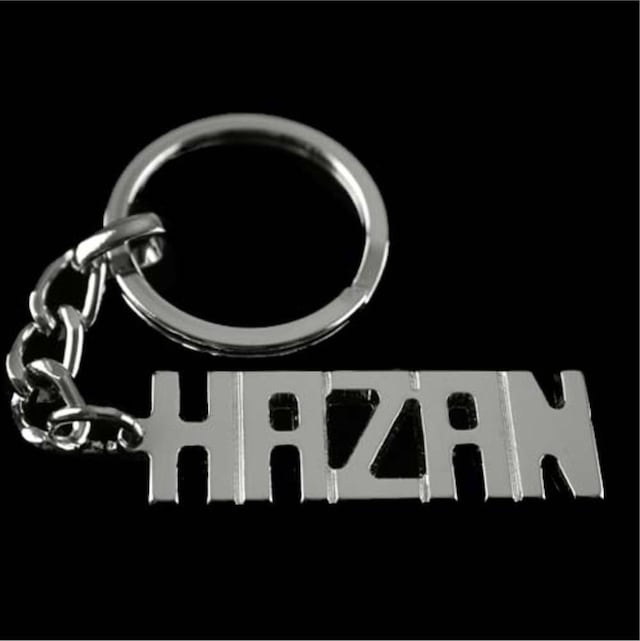 Hazan - 701 - - Spt-gld - İsimli Anahtarlık Çok Renkli