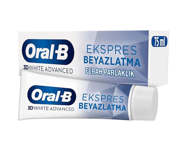 Oral-b Pro 3d White Advanced Ekspres Beyazlatma Ferah Parlaklık Diş Macunu 75 Ml 5'li Avantaj Paket