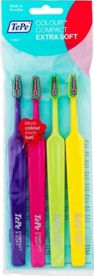 Tepe Colour Compact 4'lü Diş Fırçası Extra Soft