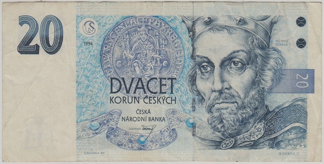 Çekya 20 Koruna 1994 Ççt -