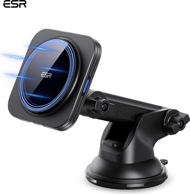 Esr 18w Magsafe Teleskopik Araç İçi Şarj Aleti Ve Telefon Tutucu