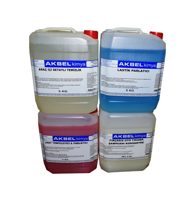Akbel Oto Bakım ve Temizlik Seti 4 x 5 Kg